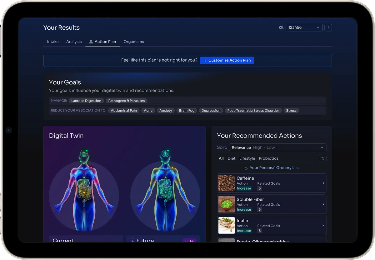 <p>The Most Comprehensive Gut Microbiome Test. HSA/FSA Eligible.</p> background image